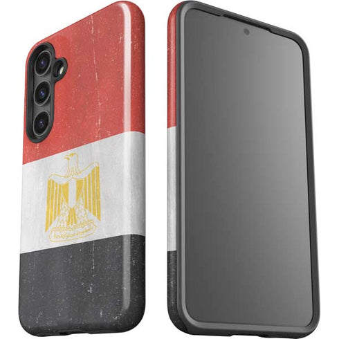 Egyptian Flag Distressed Galaxy S24 Impact Case